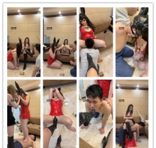 【反差楠熙】情侶奴-奴下奴-教女奴虐公狗
